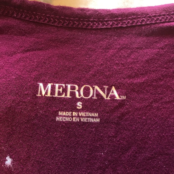 Merona size S maroon shirt - Picture 2 of 5